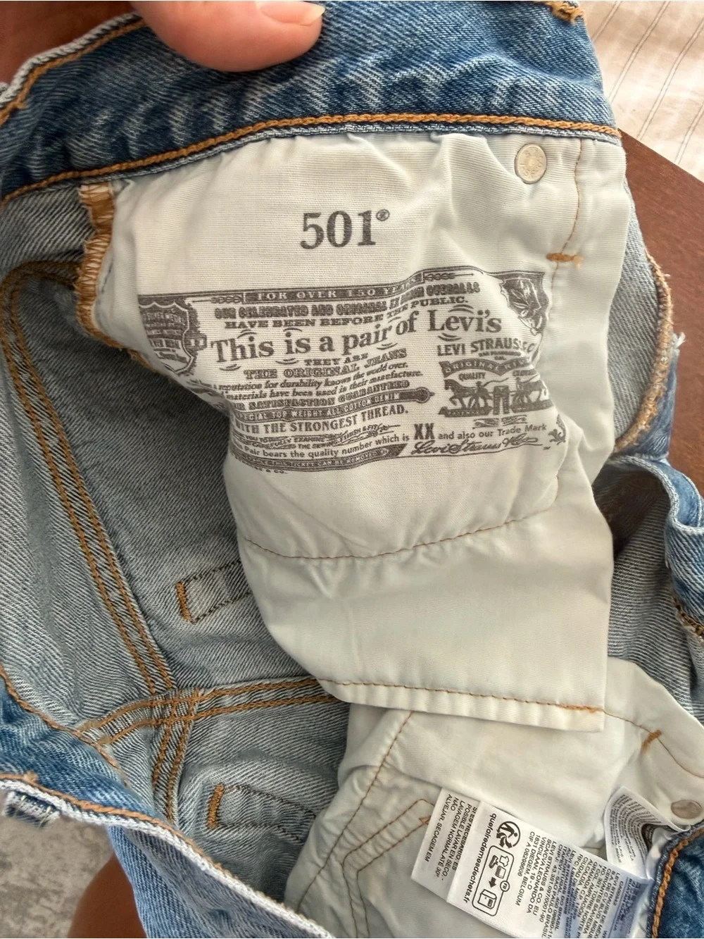 Levis levi denim